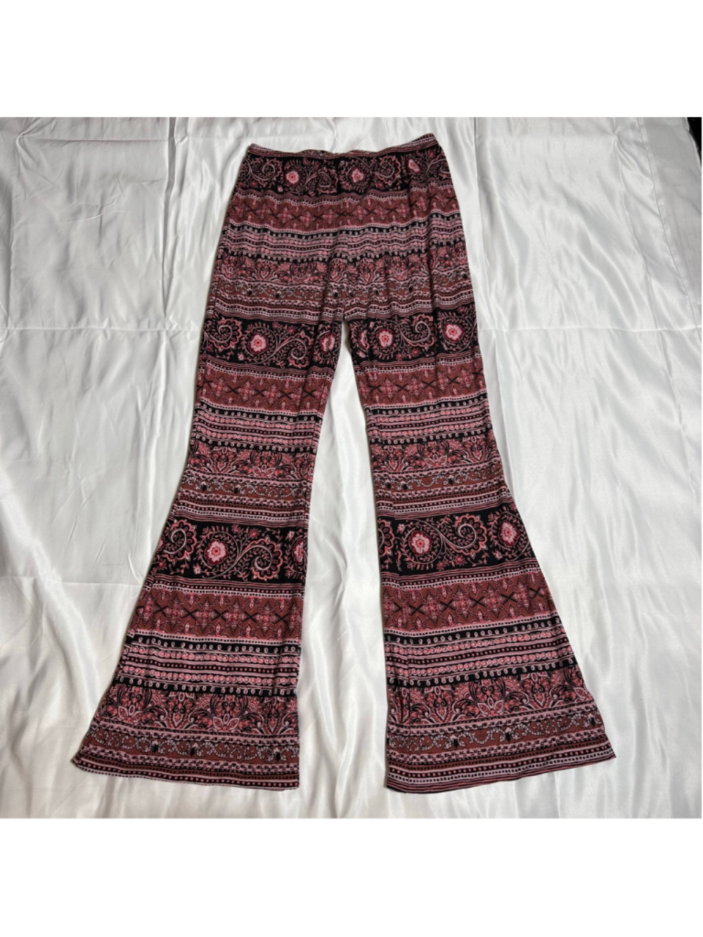 Women's PINK REPUBLIC Boot Cut & Flare Pants S Pink Black